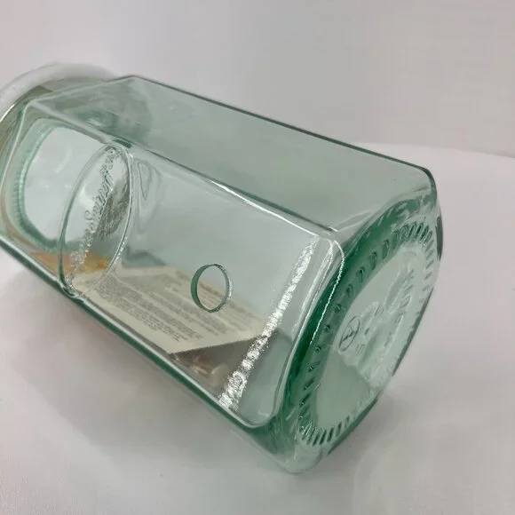 Smirnoff Infusion Jar Made In Italy Green Glass W/ Lid New Boxed - Picture 7 of 16